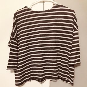 Topshop striped blouse